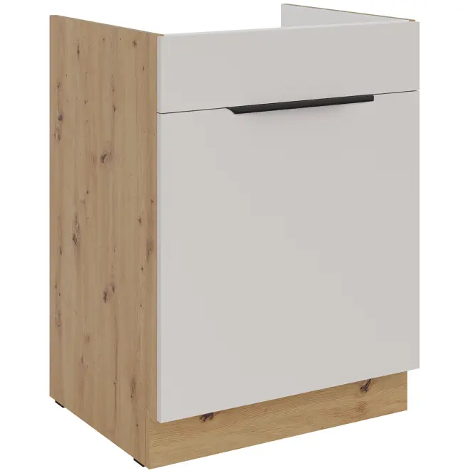 Kuchyňská skříňka Solea cashmere/artisan 60ZL 1S BB