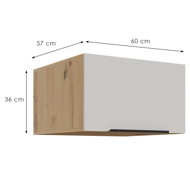 Kuchyňská skříňka Solea cashmere/artisan 60 NAGU-36 1F,2