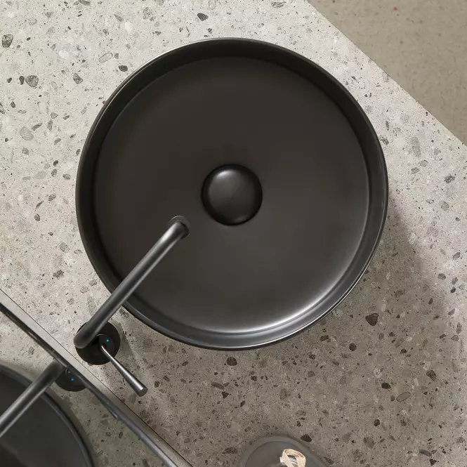 Umyvadlo na desku Marubo-Aruba black mat,4