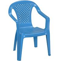 Dětská plastová židlička, modrá