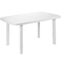 Plastový stůl FARO, bílý 