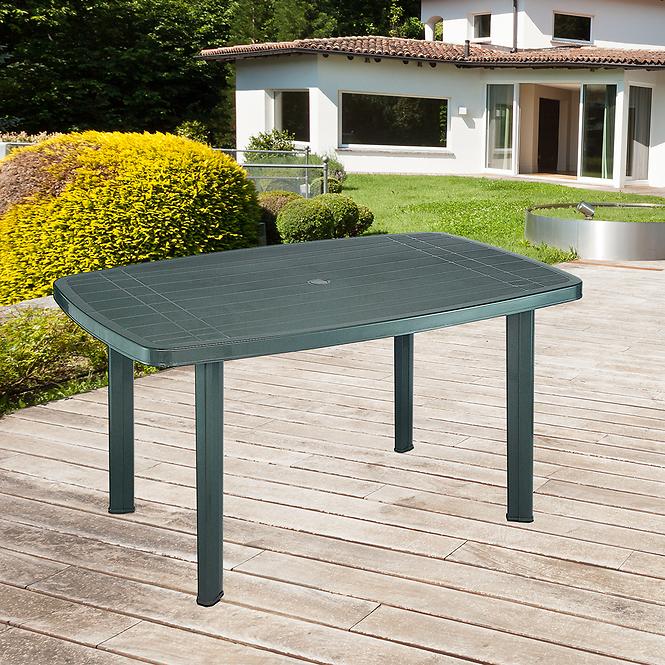 Plastový stůl FARO, zelený 