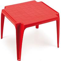 Dětská plastový stolek, červený