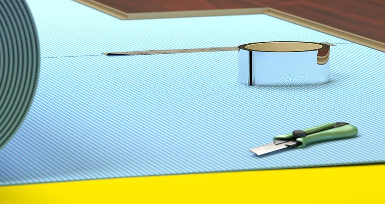 Samolepící těsnící páska pro podklady  plovoucích podlah,3