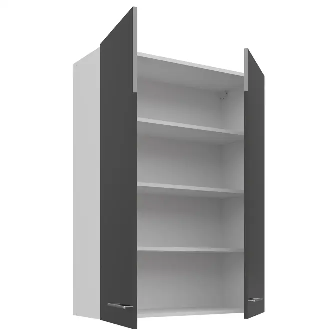 Kuchyňská skříňka Lara šedá 80G-108 2F,2