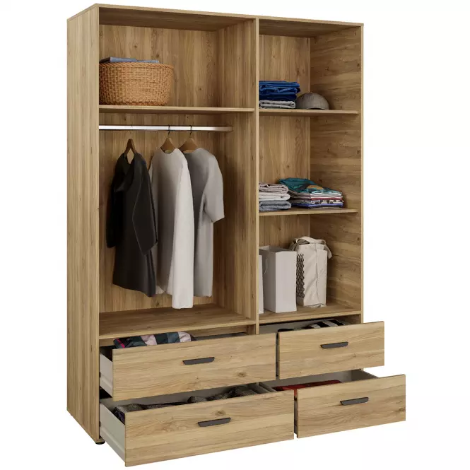 Šatní skříň Mokkaro MOKS838-M802 1D2LUD4SZ