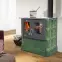 Ocelovo-kachlová kamna Steyr Sparherd Glassgreen