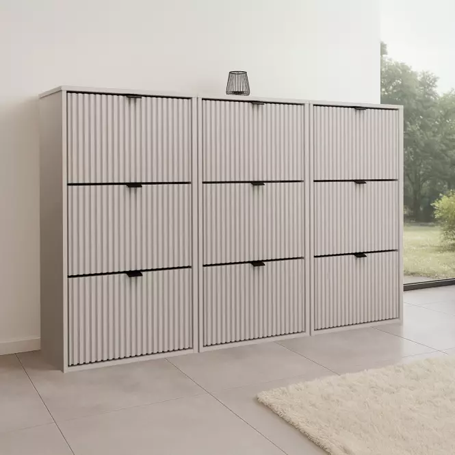 Botník Laro III stojací kašmír/kašmír/černá