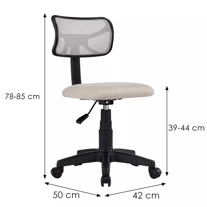 Otočné Křeslo dětské Movo 12539 šedá