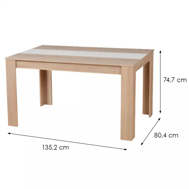 Stůl Domus 135x80 sonoma 11014771
