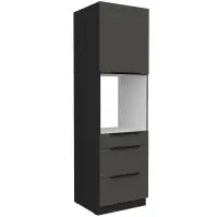 Kuchyňská skříňka Aria GR/BL Anti Fingerprint 60DPS-210 1F 3S