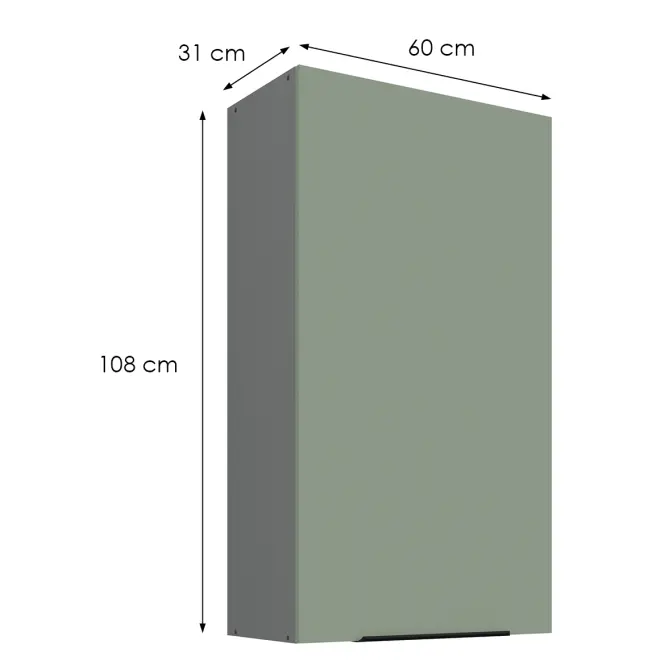Kuchyňská skříňka Aria SA/ANT Anti Fingerprint 60g-108 1f,2