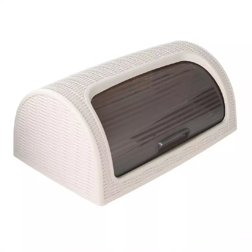Chlebník rattan 41,7x26,9x18,1 beż