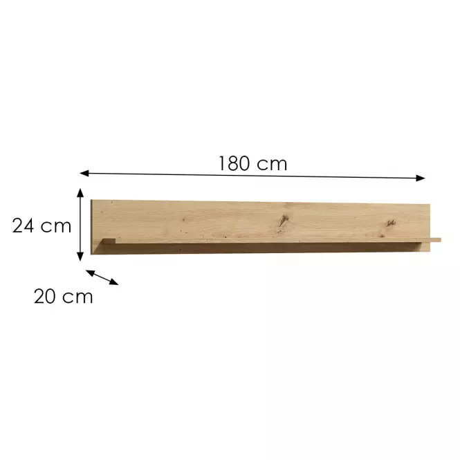 Polička Evolution EV/6A artisan/wood