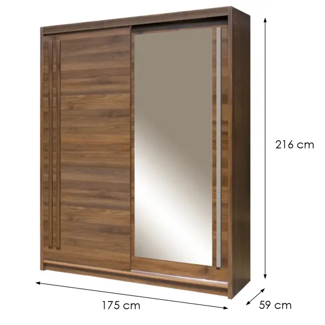 Šatní skříň Effect 175 columbia