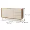 Komoda 2D3S TI3 Tila cashmere/dub,2