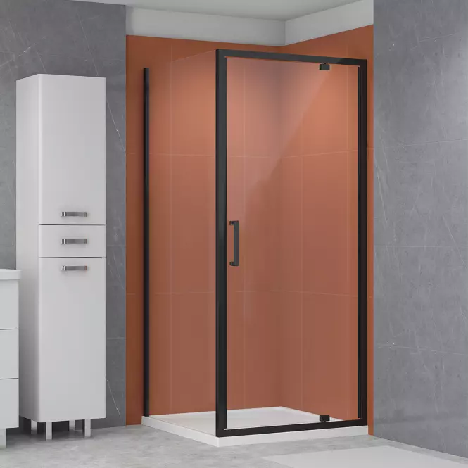 Sprchová zástěna Modo 80x190 black,2