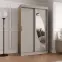 Šatní skříň Milo 120 kašmír,3