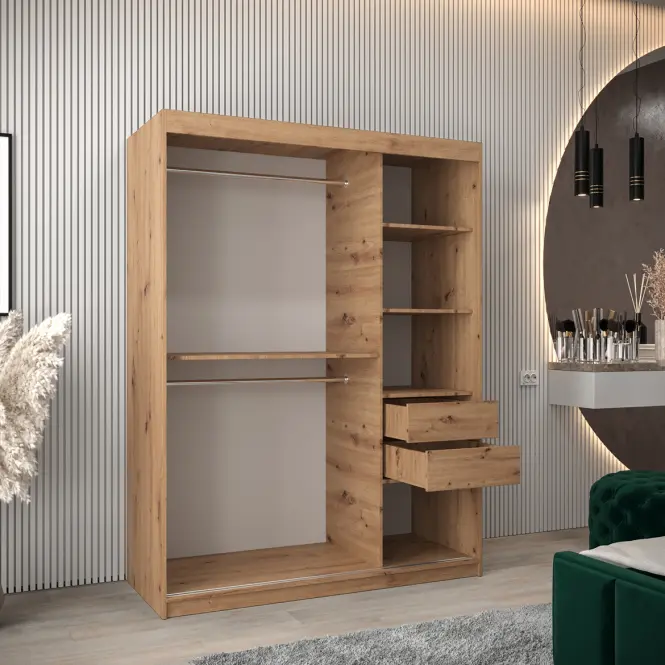 Šatní skříň Milo 150 artisan,4