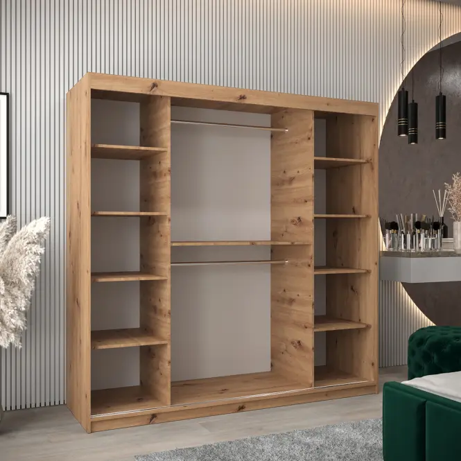 Šatní skříň Milo 200 artisan,5