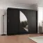 Šatní skříň Milo 250 černá,3