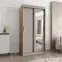 Šatní skříň Moka 100 kašmír,3