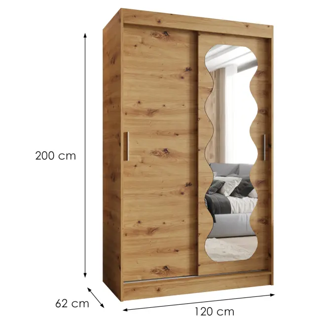 Šatní skříň Spoti 120 artisan,2