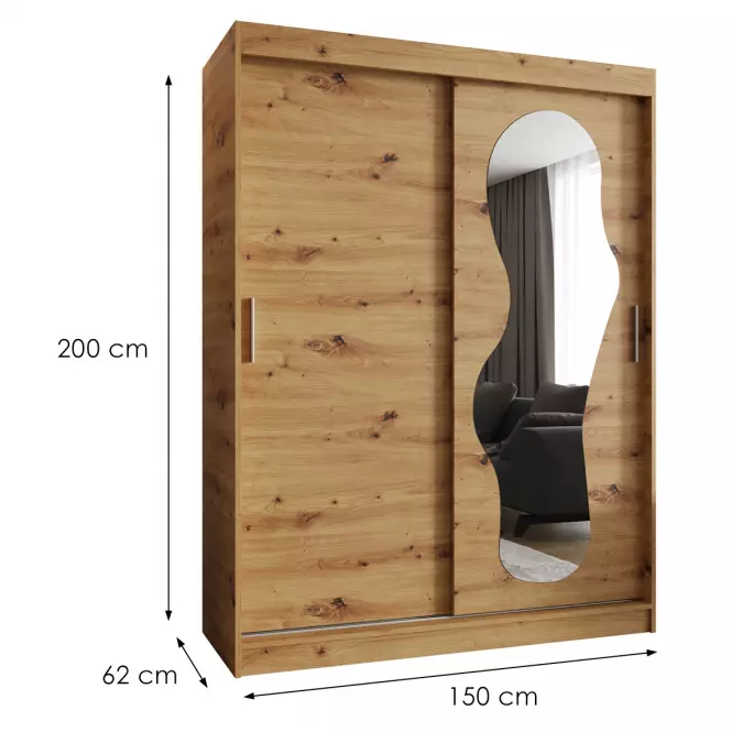 Šatní skříň Ultra 150 artisan,2