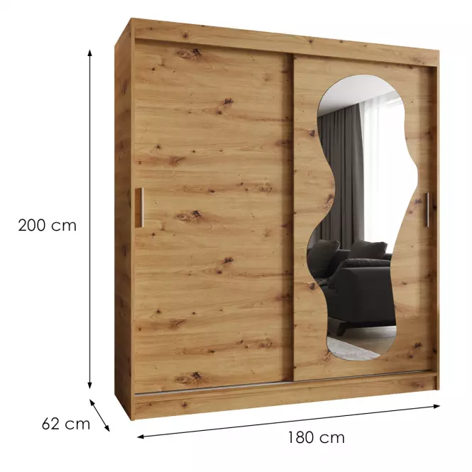 Šatní skříň Ultra 180 artisan,2