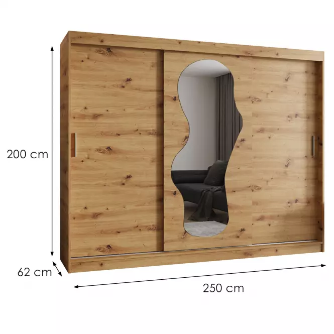 Šatní skříň Ultra 250 artisan,2