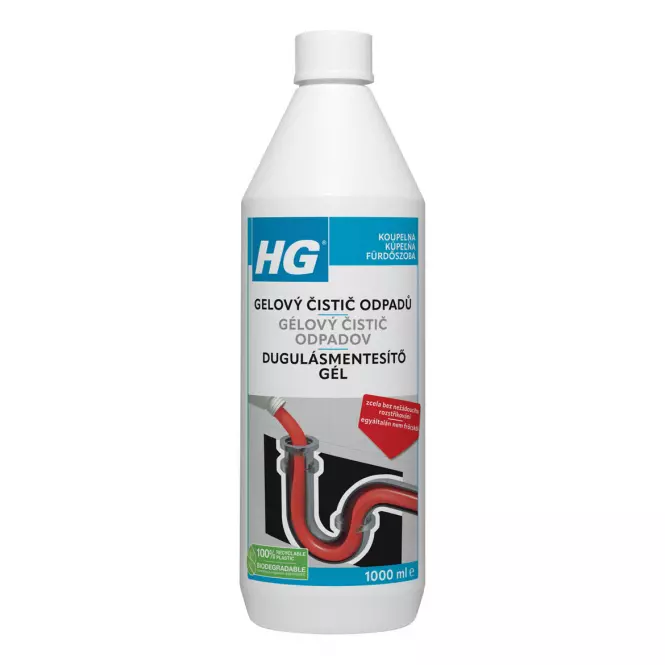 HG gelový čistič odpadů 1l