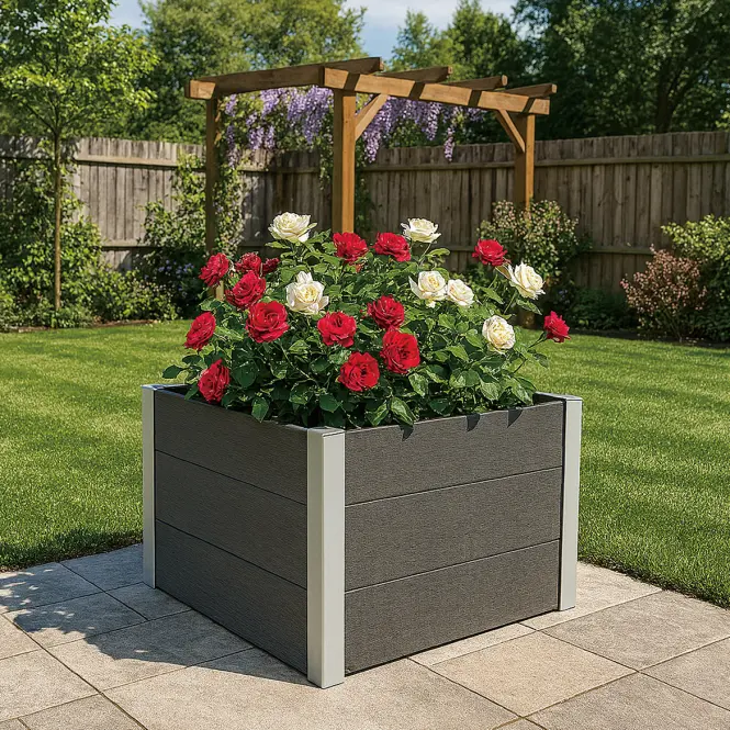 VYVÝŠENÝ ZÁHON WPC 70X70X45CM 071400000021