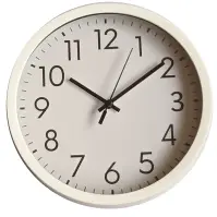 Nástěnné hodiny fi 20cm 3XYLJ25280 WH