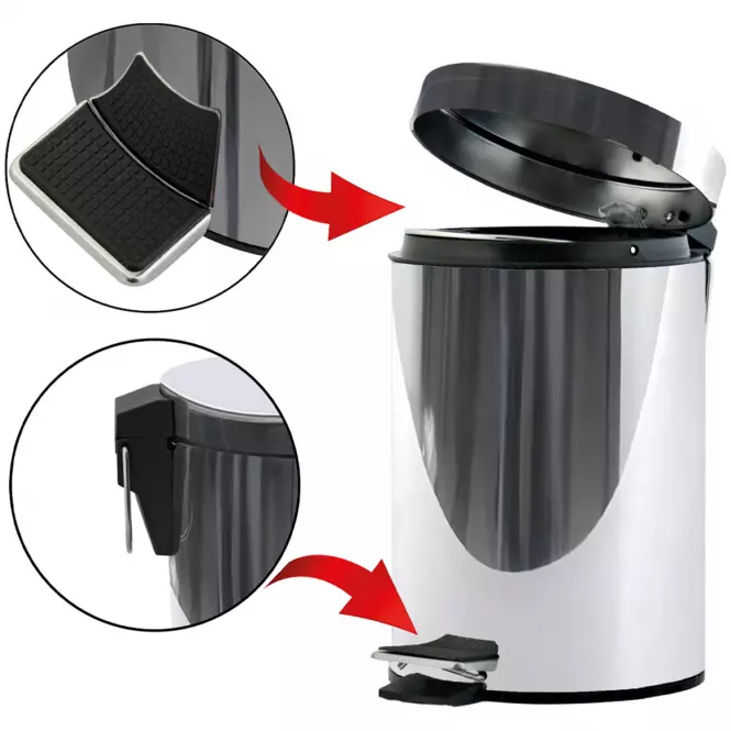 Odpadkový koš nerez 3l