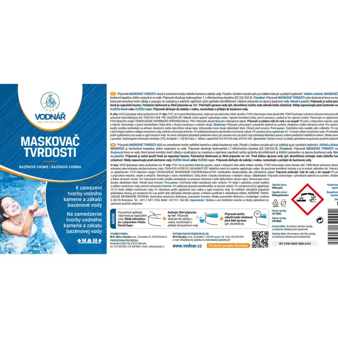 Vodnar Maskovač tvrdosti 1l,2