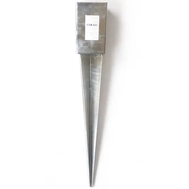 KOTEVNÍ PATKA 91X91X740 MM ZN
