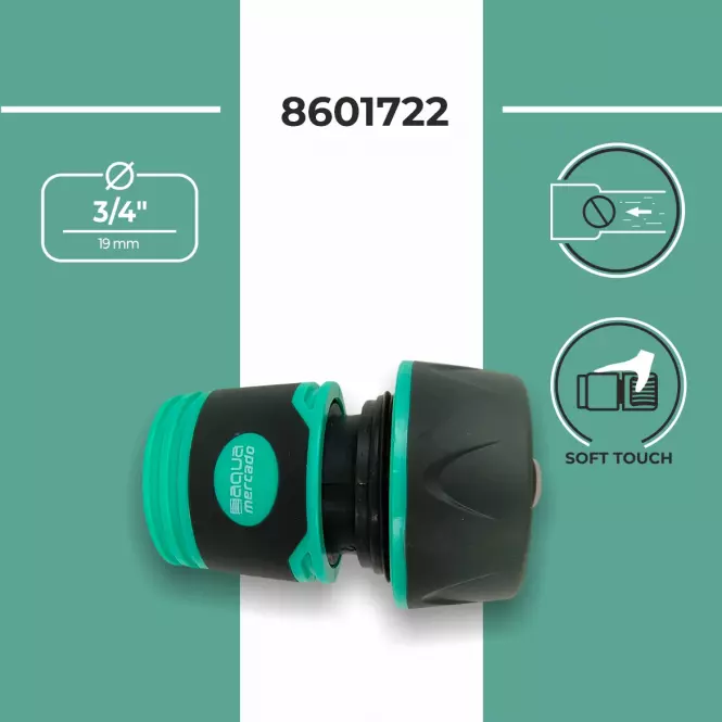 Rychlospojka stop 3/4˝ Soft Touch AM5820E,3