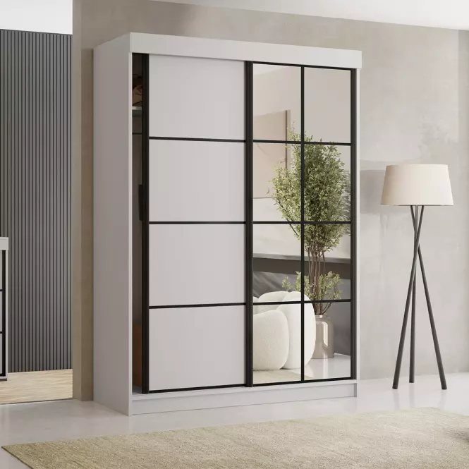 Šatní skříň Tanger se zrcadlem 167 kašmír