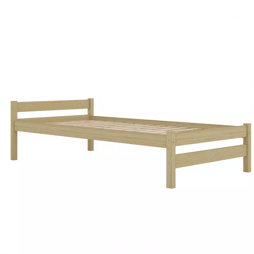 Postel Dawid standard 90x200 přírodní, lakovaná