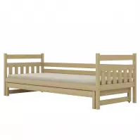 Postel Dawid přistýlka 80x200 přírodní, lakovaná