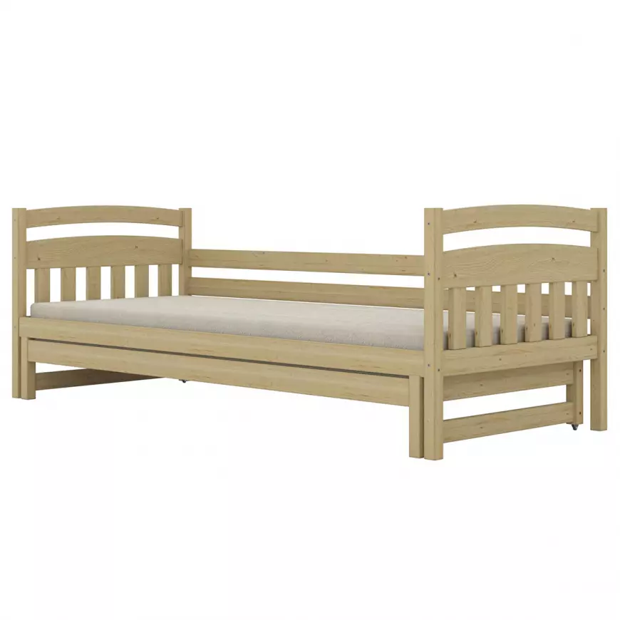 Postel Tosia přistýlka 80x160 přírodní, lakovaná