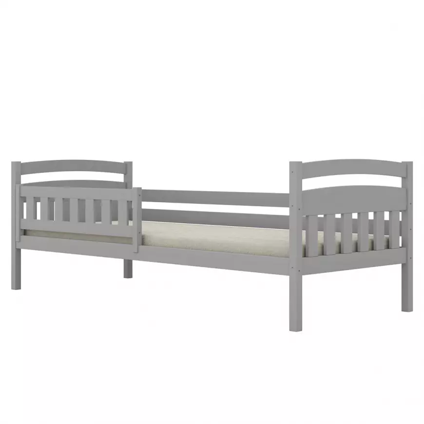 Postel Tosia standard + zábrana 80x160 šedá