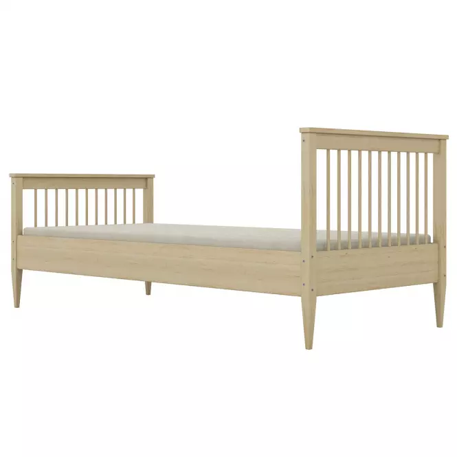 Postel Emilia 80x200 přírodní, lakovaná,2