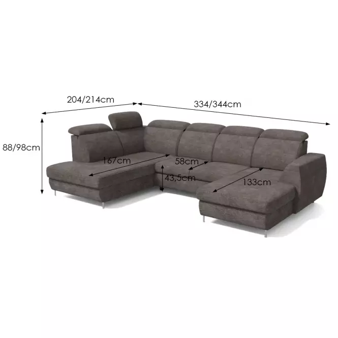 Rohová sedací souprava Fancy P Vibe 28,6