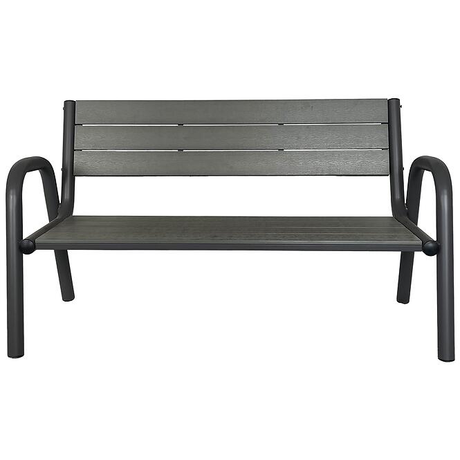 Zahradní lavička ocel/polywood XD-C099