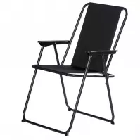 Kempingová židle Zuma black
