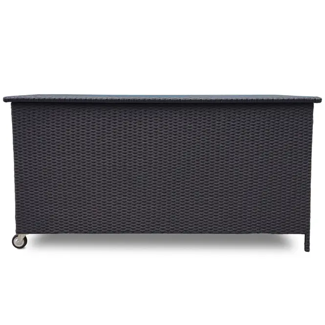 Zahradní úložný box Tejn technoratan 80x80x160 black