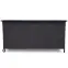 Zahradní úložný box Tejn technoratan 80x80x160 black