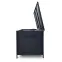 Zahradní úložný box Tejn technoratan 80x80x160 black,7