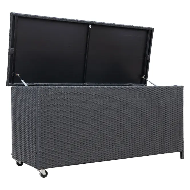 Zahradní úložný box Tejn technorata 55x64x136 black